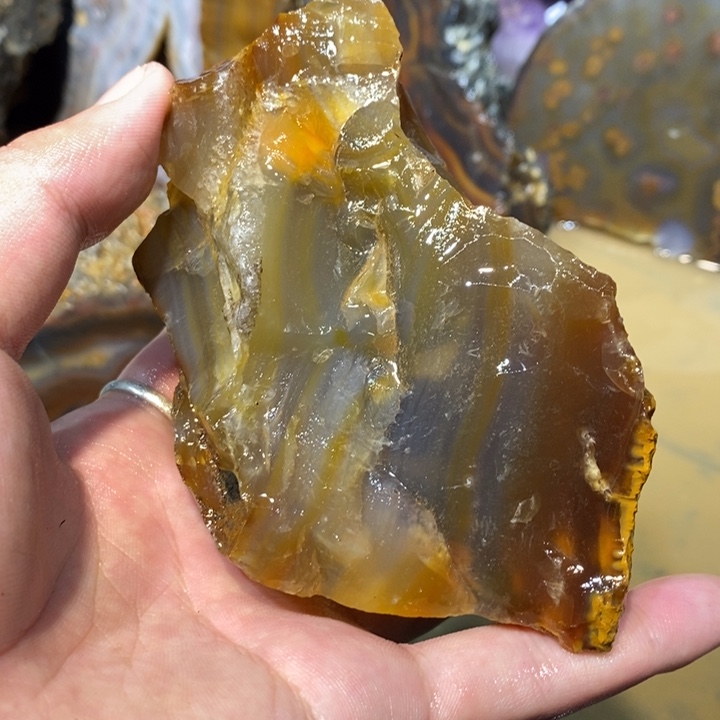 未镶嵌玛瑙/玉髓珠宝半成品