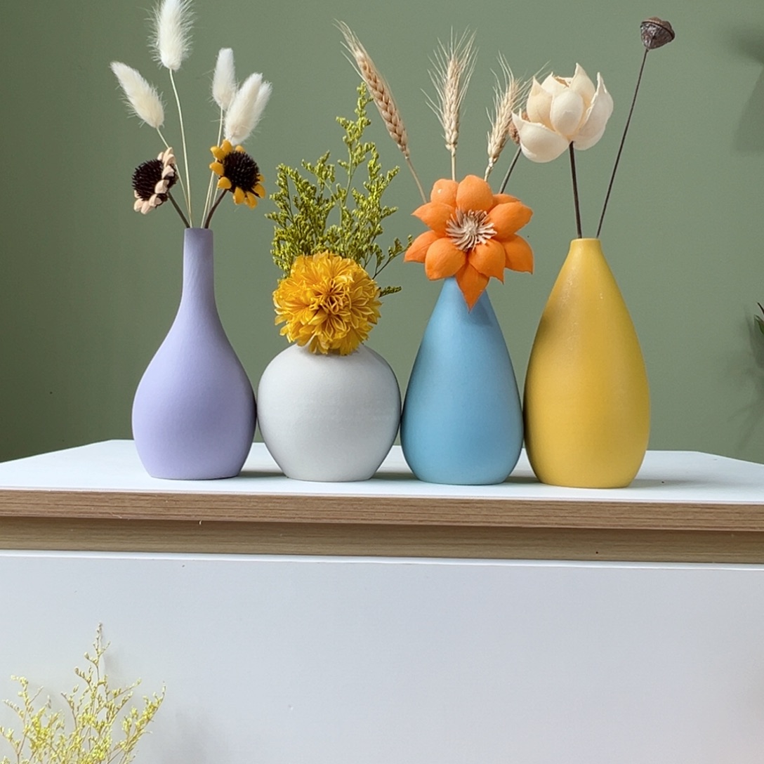 摆件花瓶带花高度20-30厘米左右