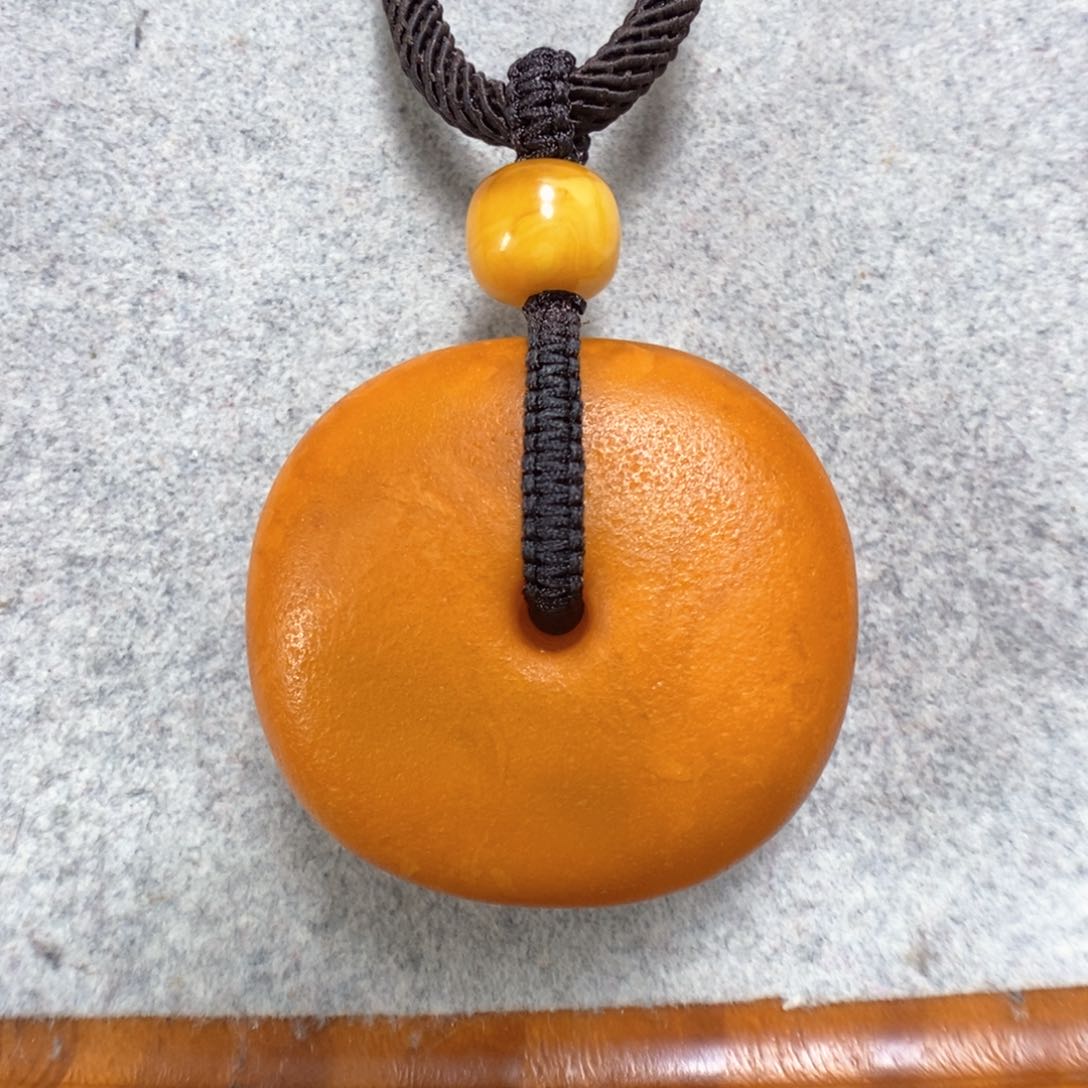 蜜蜡项链未镶嵌蜜蜡吊坠