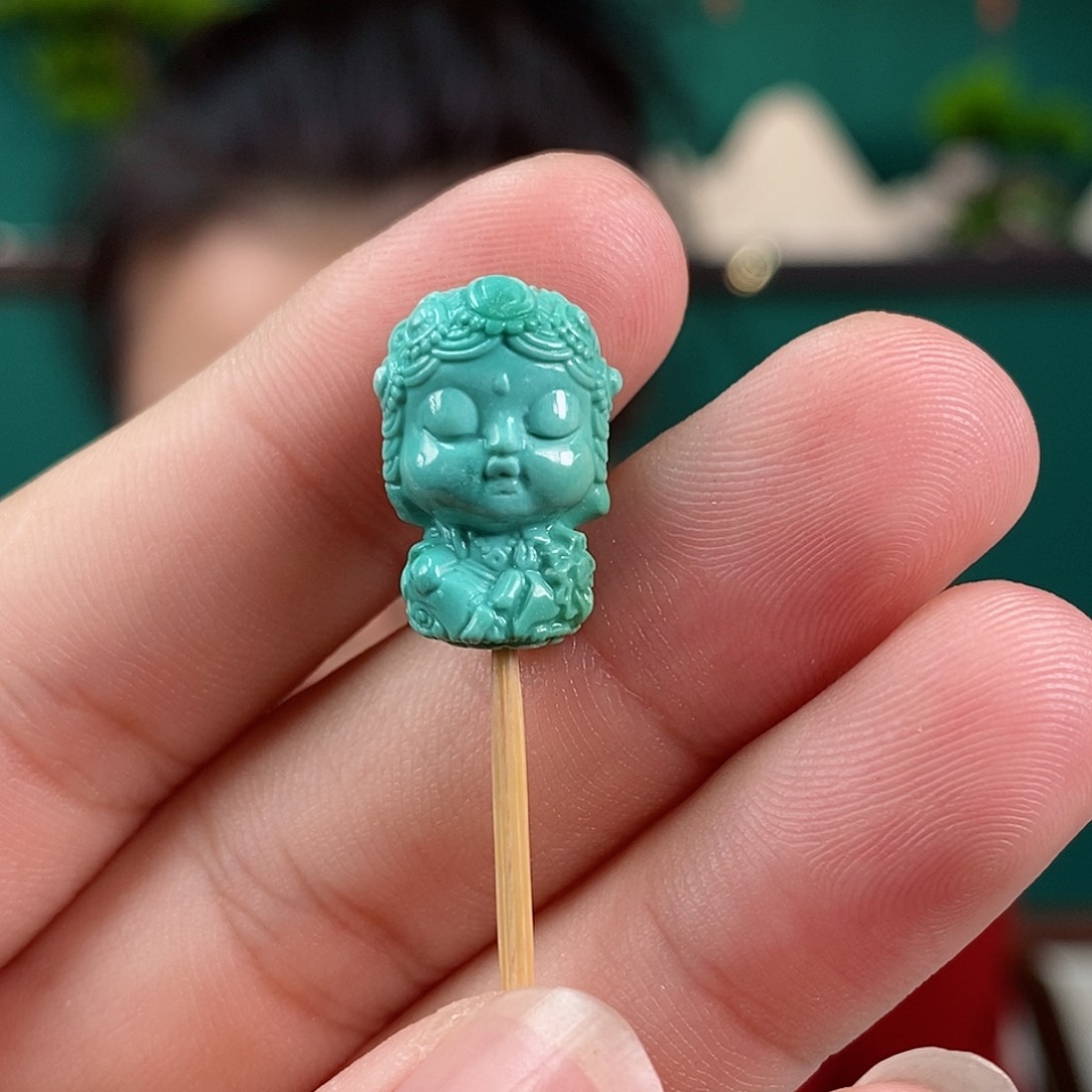 绿松石珠宝奇石未镶嵌