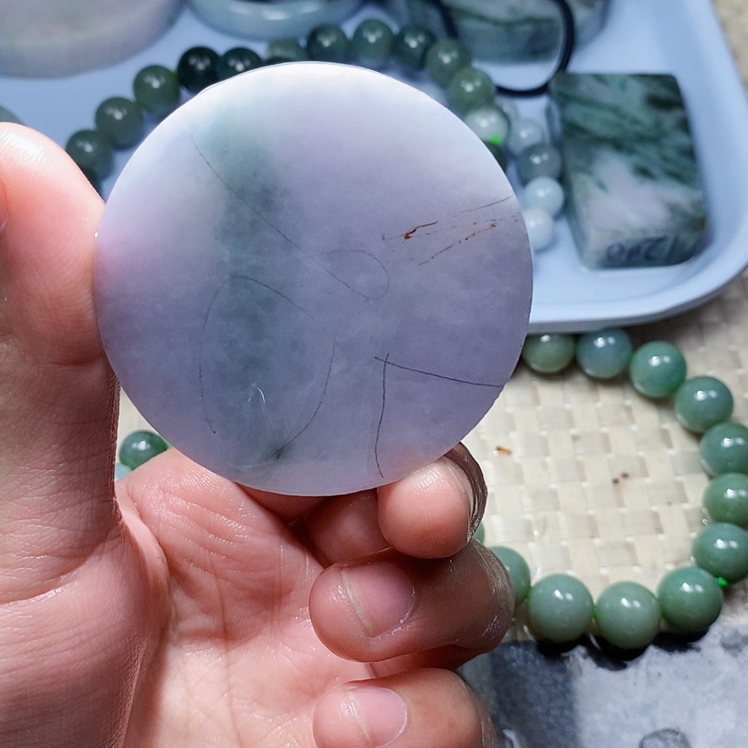 翡翠未镶嵌颈饰888