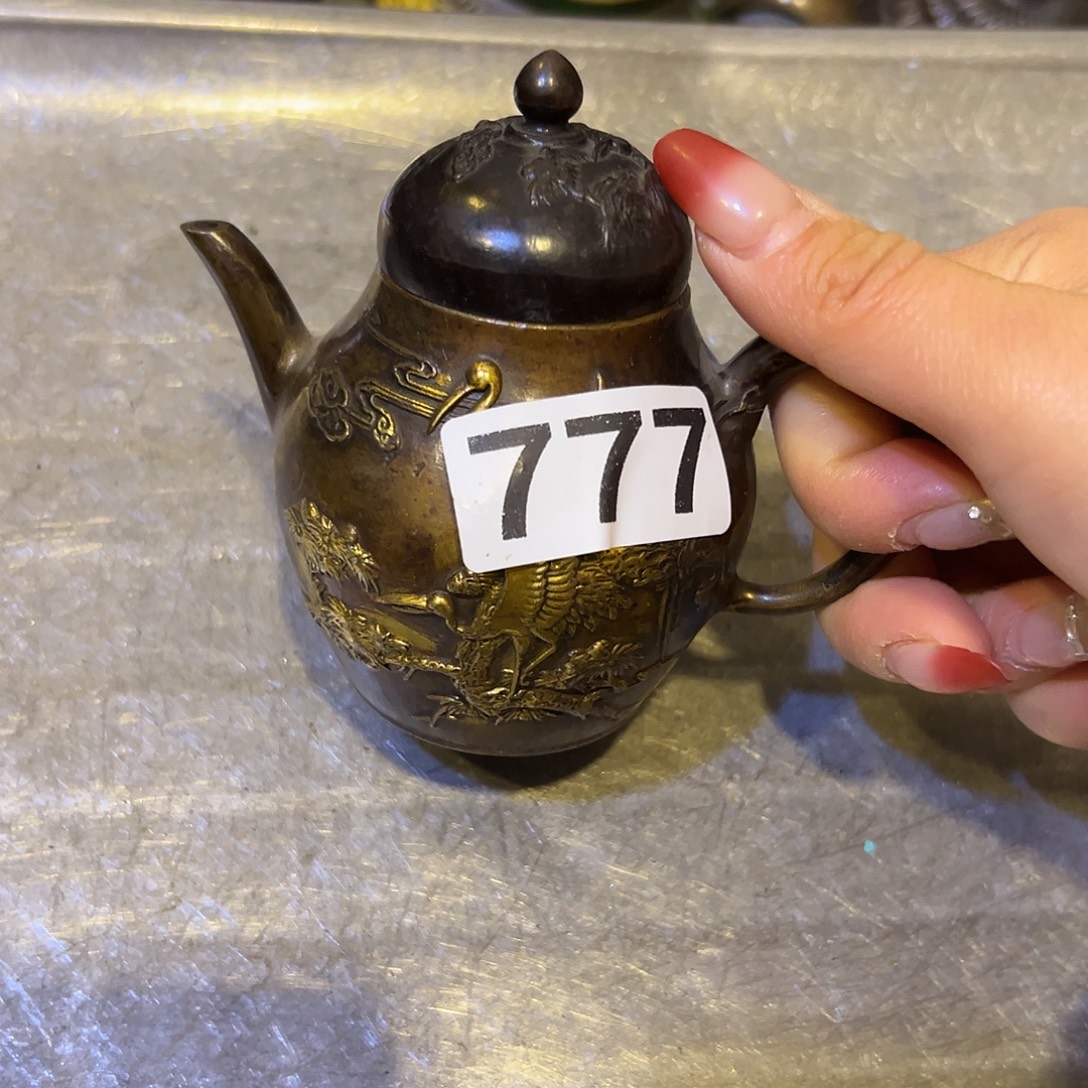 黄铜摆件，文房摆件