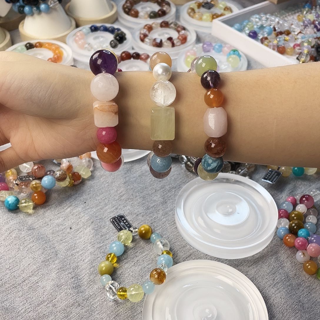 水晶银S925镶嵌手链