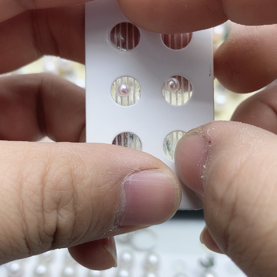 崎***梵淡水珍珠耳饰银S925镶嵌