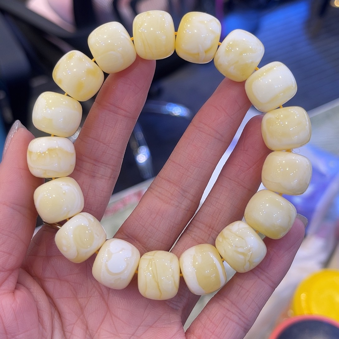 琥珀手链未镶嵌蜜蜡手串