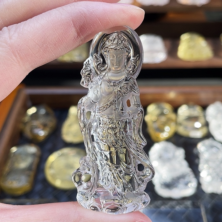 用***1水晶未镶嵌吊坠(赠链)