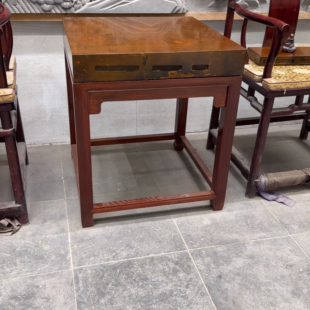 砖雕57x57 古铜色 一套 高66cm