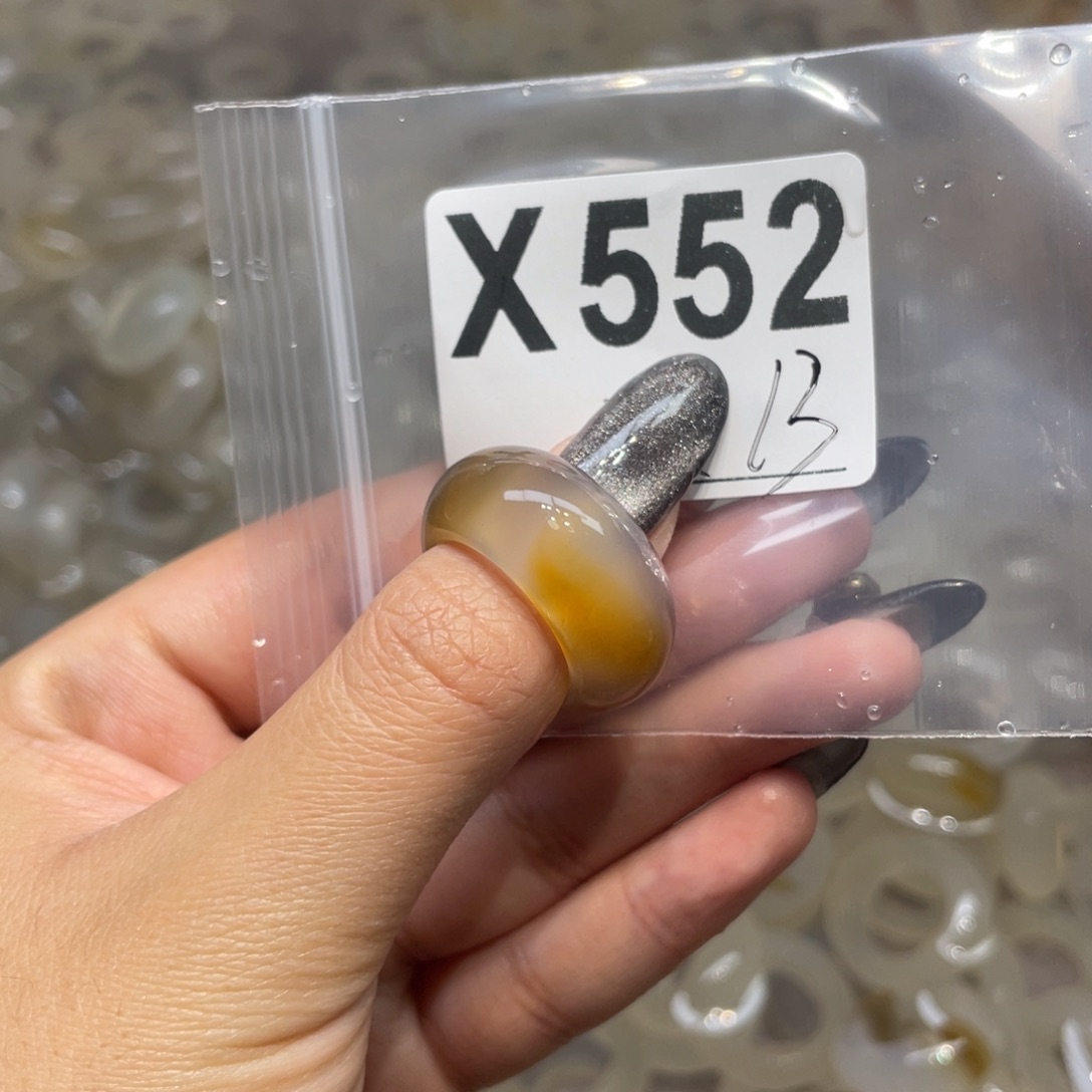 玛瑙/玉髓未镶嵌戒指552