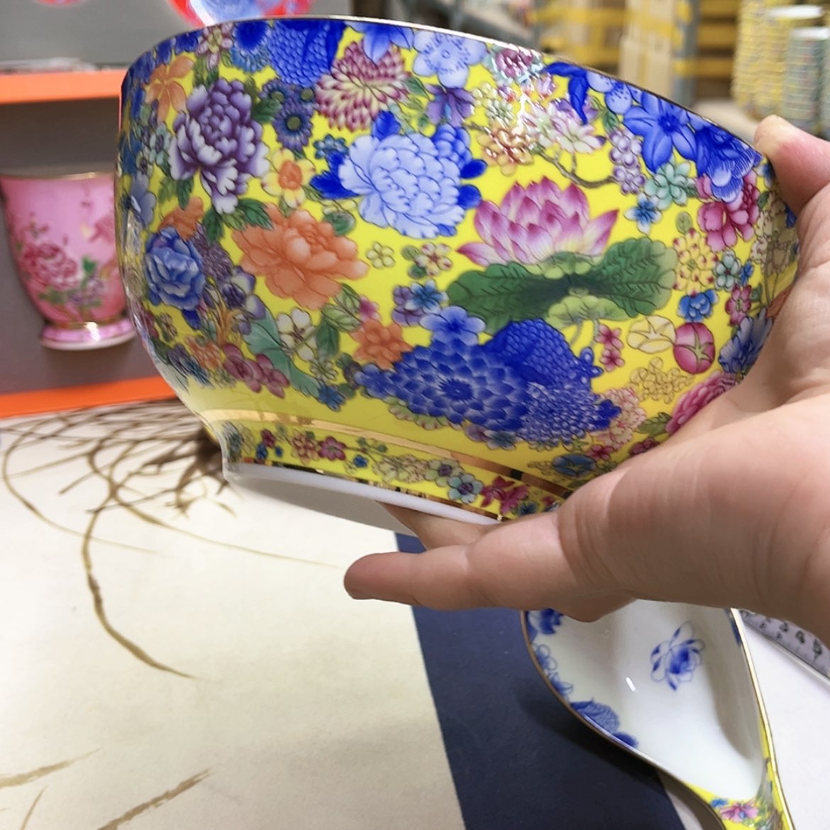 【闪购商品】珐琅8英寸1黄。。。。。