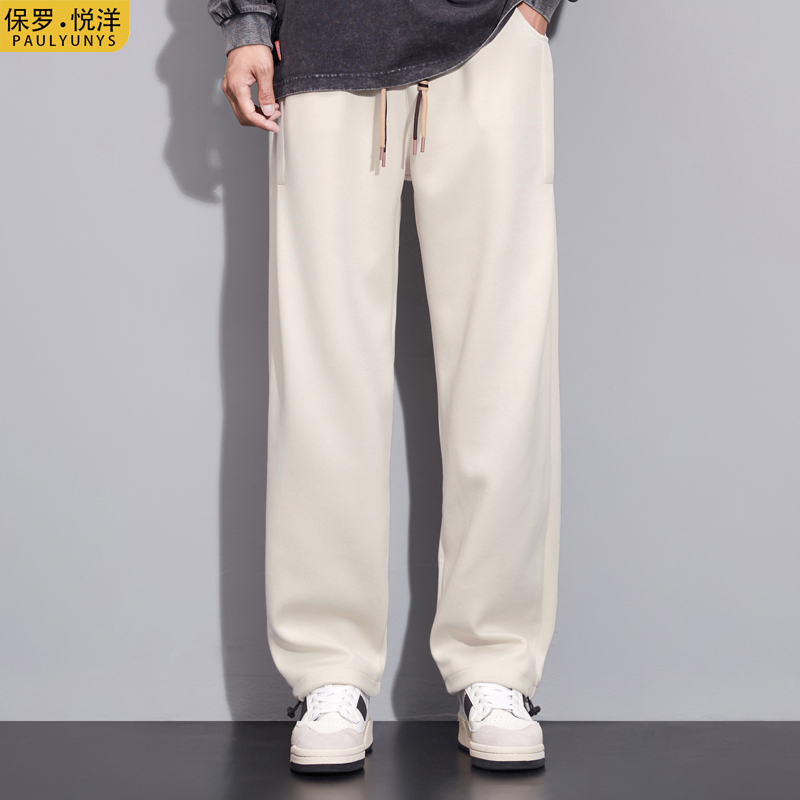 纯色休闲裤户外美式时尚休闲长裤2025春秋宽松简约潮流男青少年