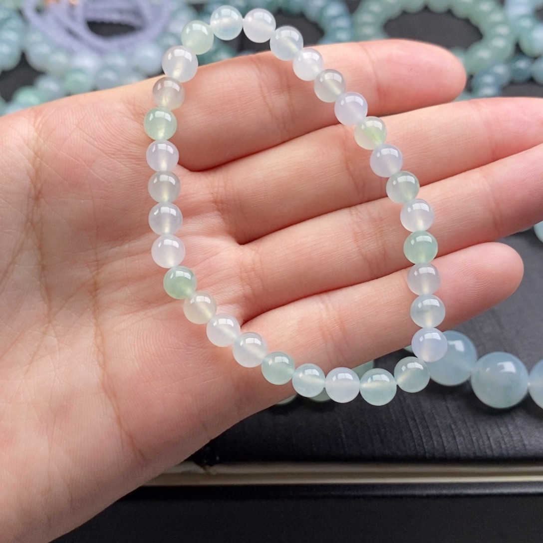 未镶嵌手串翡翠珠宝