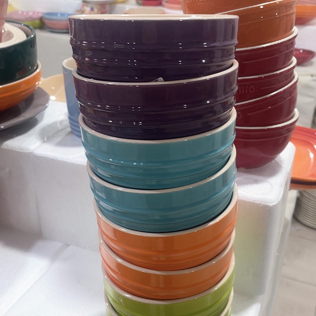 瓷片微瑕陶瓷餐具8个装