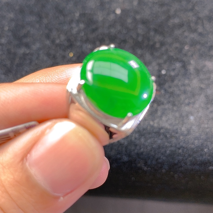 【闪购商品】翡翠颈饰银S925镶嵌翡翠
