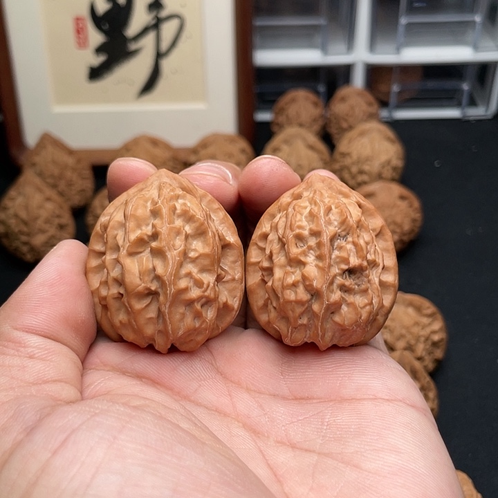 把件文玩核桃野生软柿子36