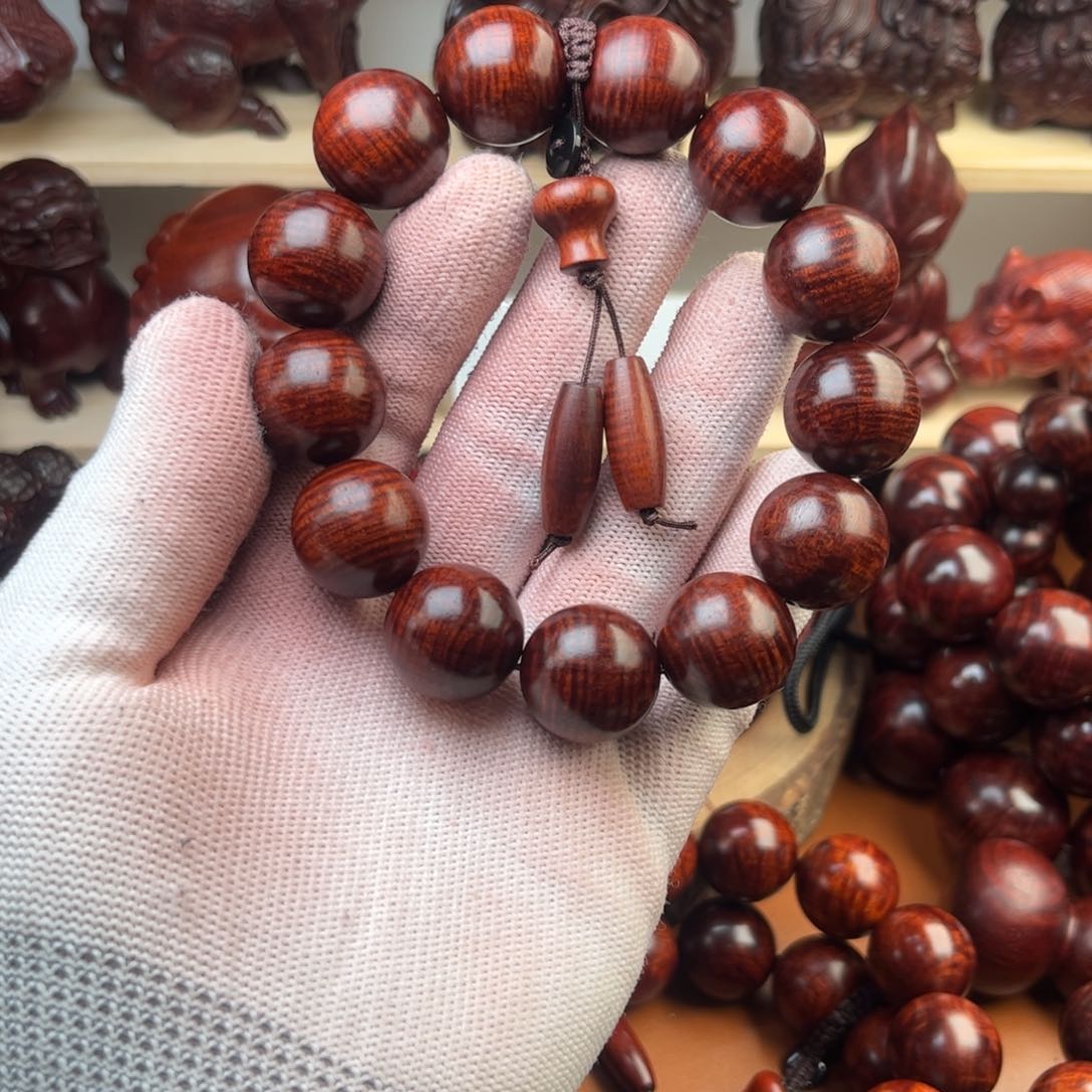 染料紫檀（血檀）憨***牛1.8镇店千层波-毕业款