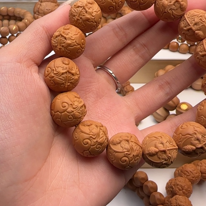 调***员吊坠猴头核桃二等祥云大圣微瑕款