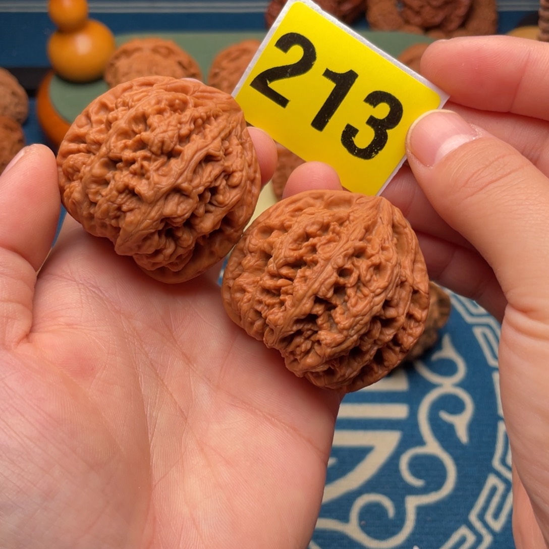 吊坠文玩核桃44全品粗筋213号