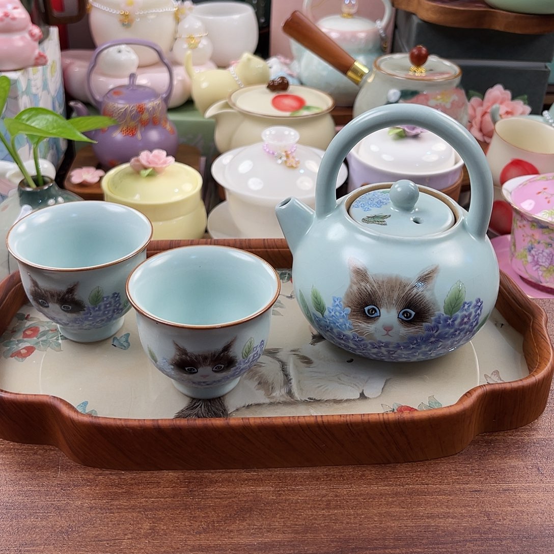 瓷片精美茶具孤品清仓