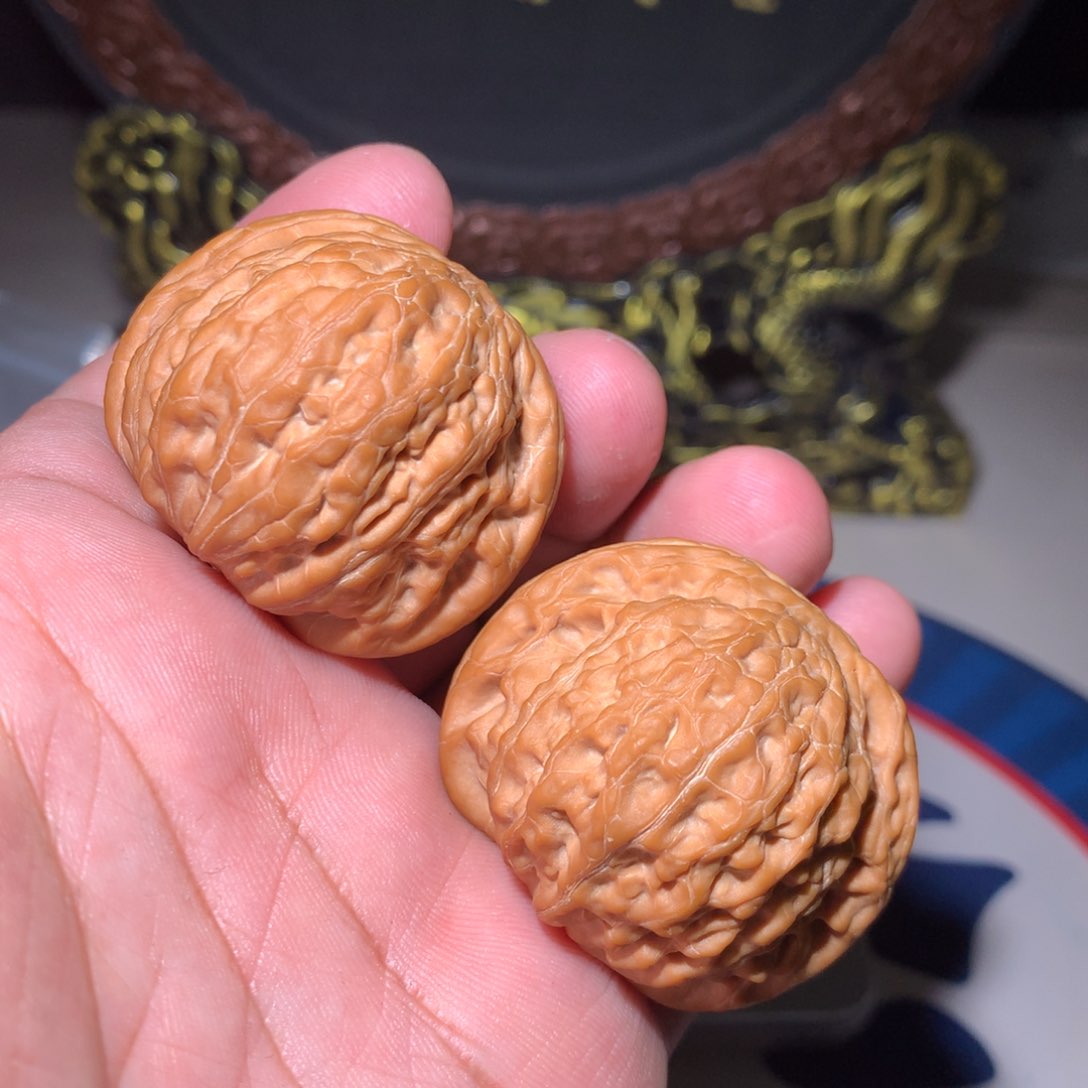 文玩核桃把件铁锤41中41.3克