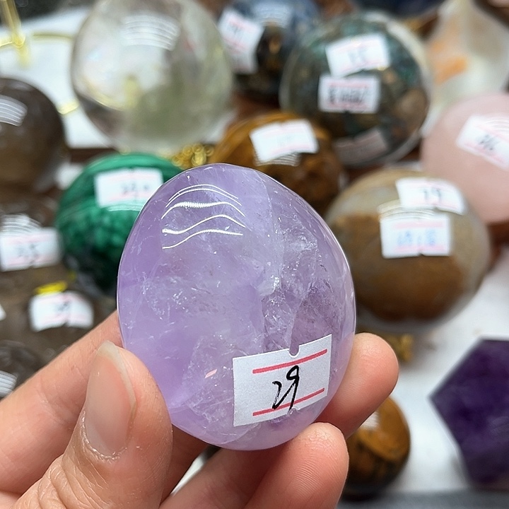 水晶88克紫水晶把玩未镶嵌