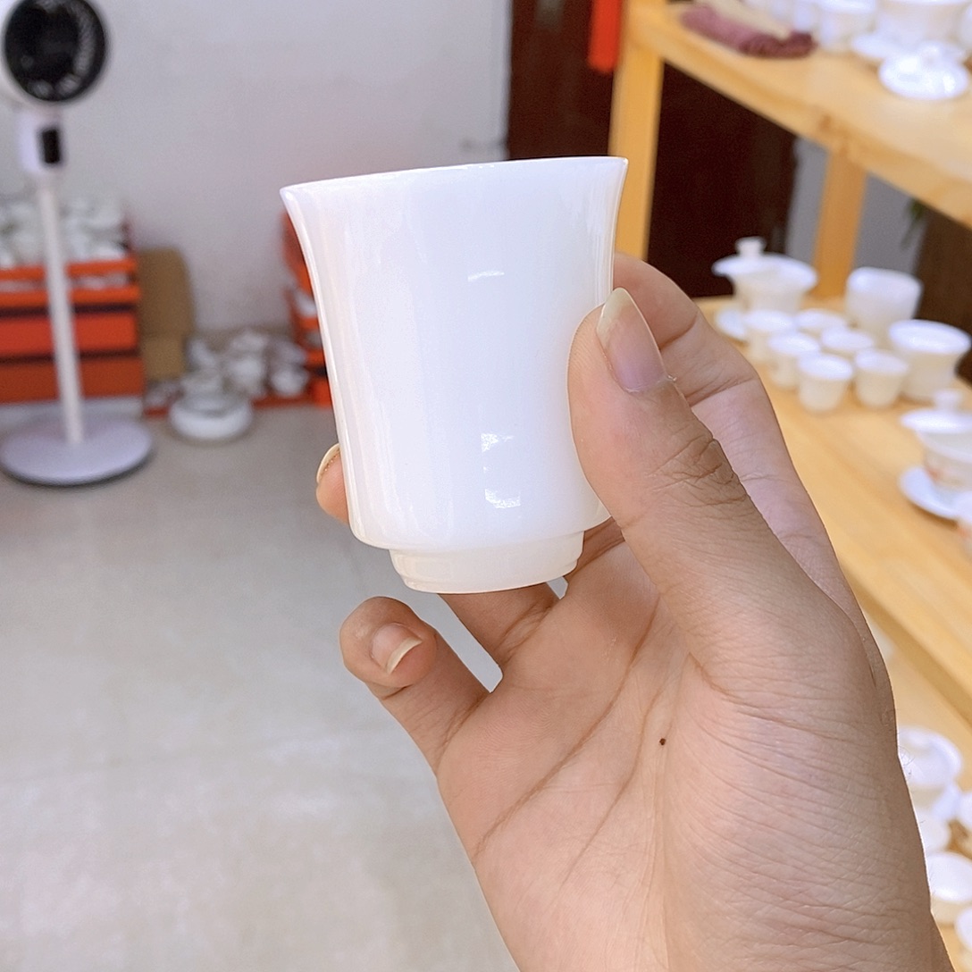 A***i羊脂玉瓷茶具套装