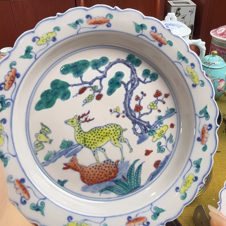 摆件景德镇陶瓷老厂瓷67