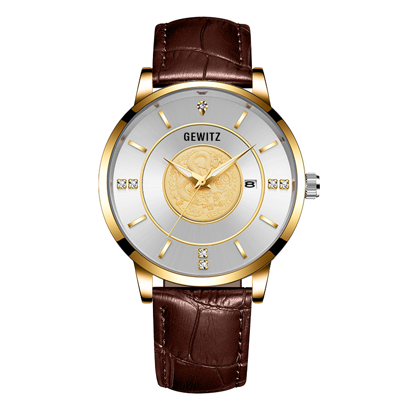 男士手表时尚简约夜光轻奢腕表