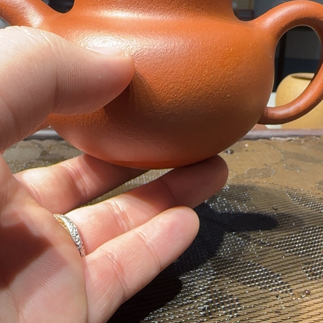 紫砂茶壶百****）红降坡