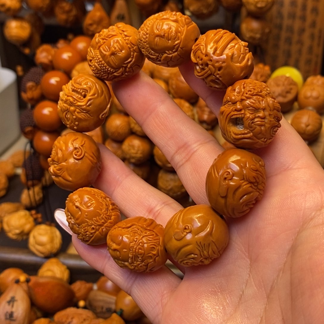 橄榄核手串/手链法相多面