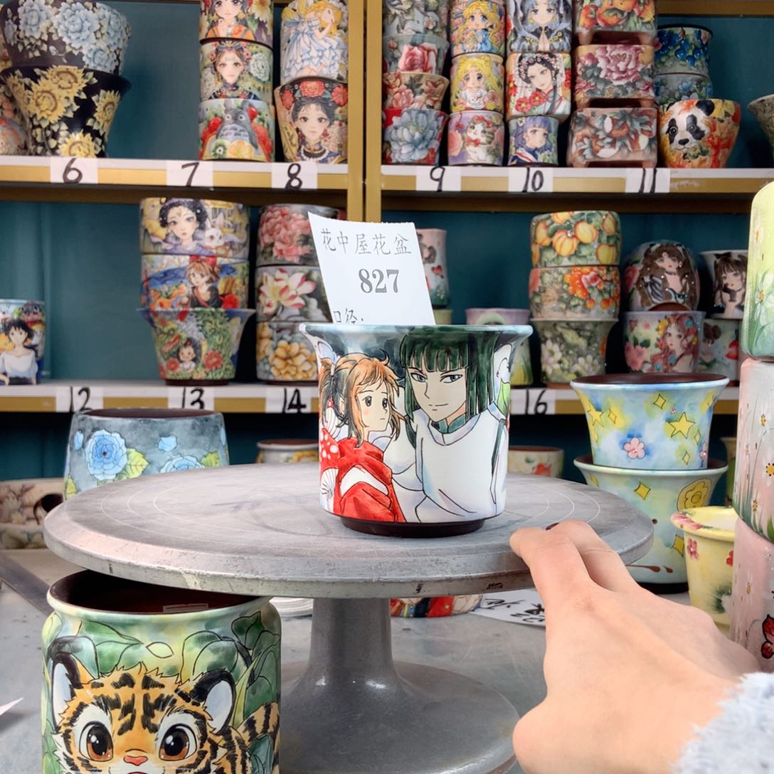罐景德镇手工瑕疵827