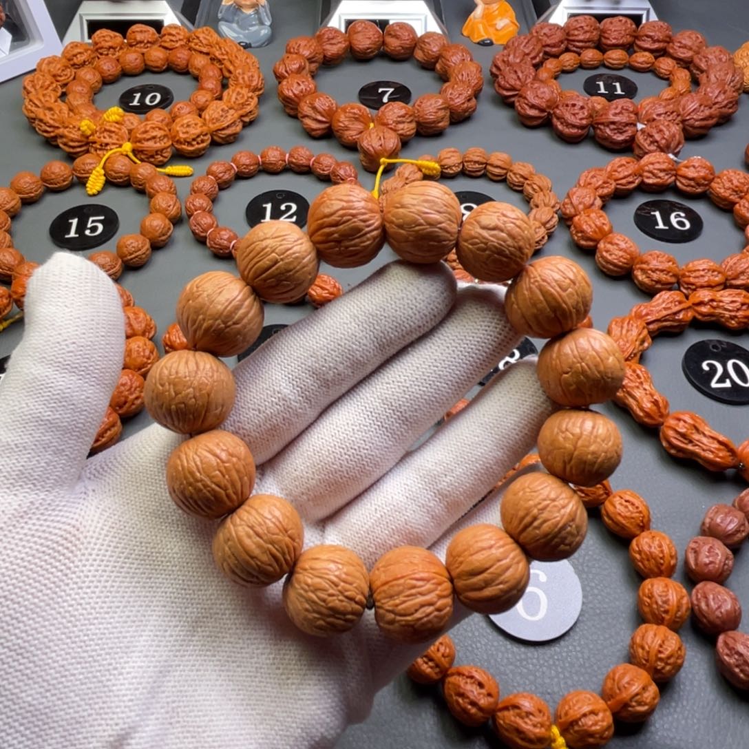 手串文玩核桃野生核桃桃核手串