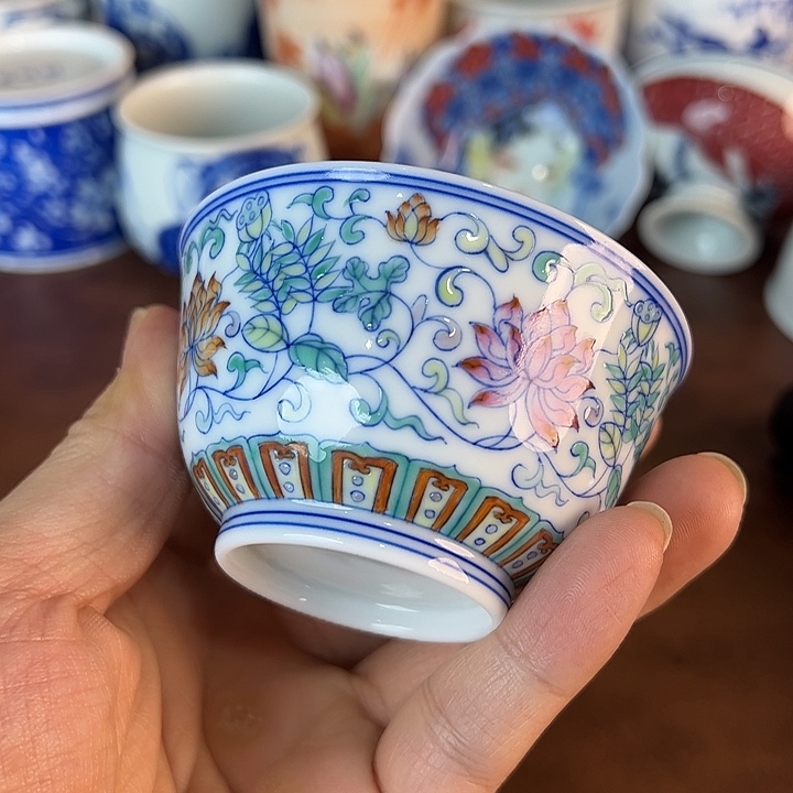 瓷片景德镇全手工手绘陶瓷
