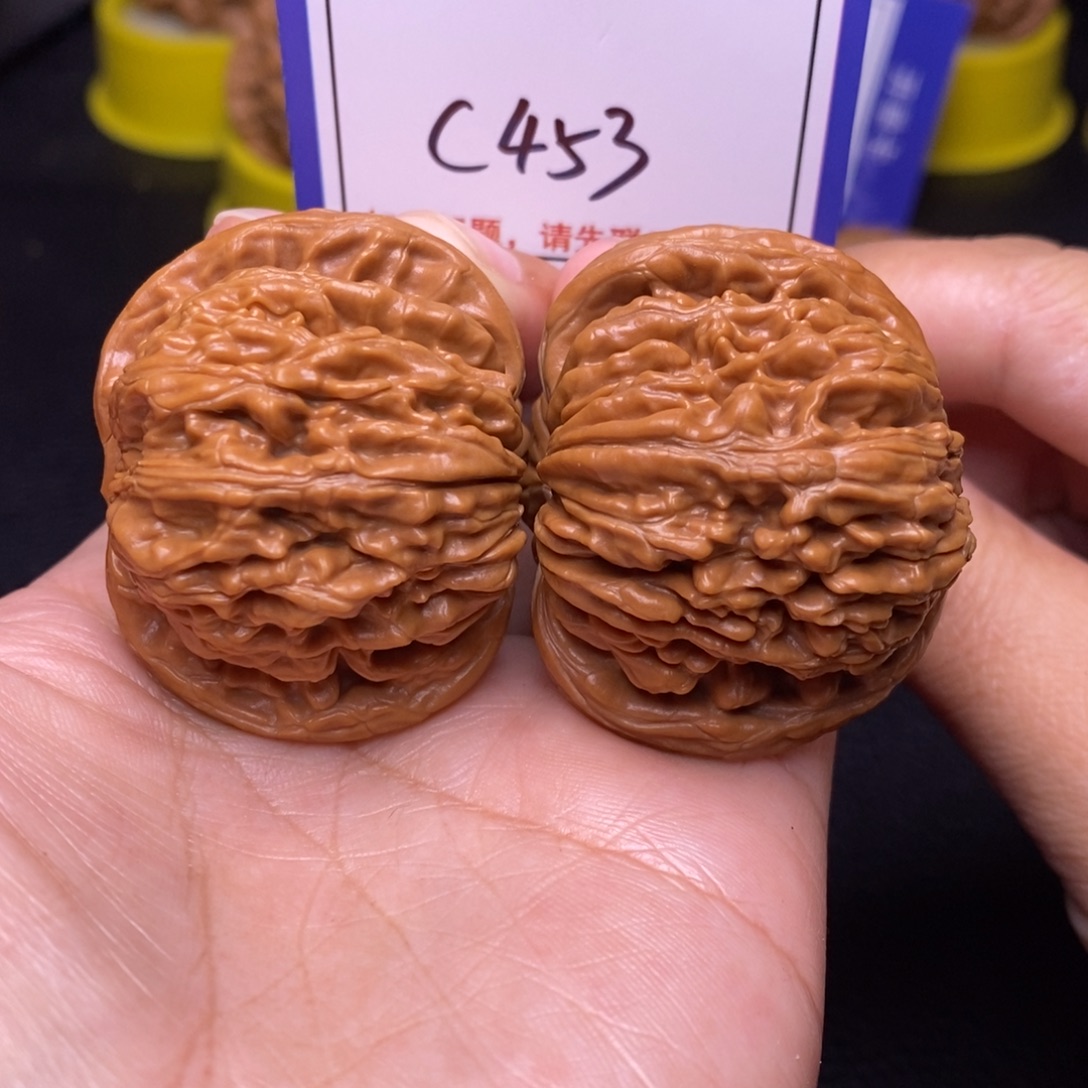 文玩核桃把件43四座楼c453