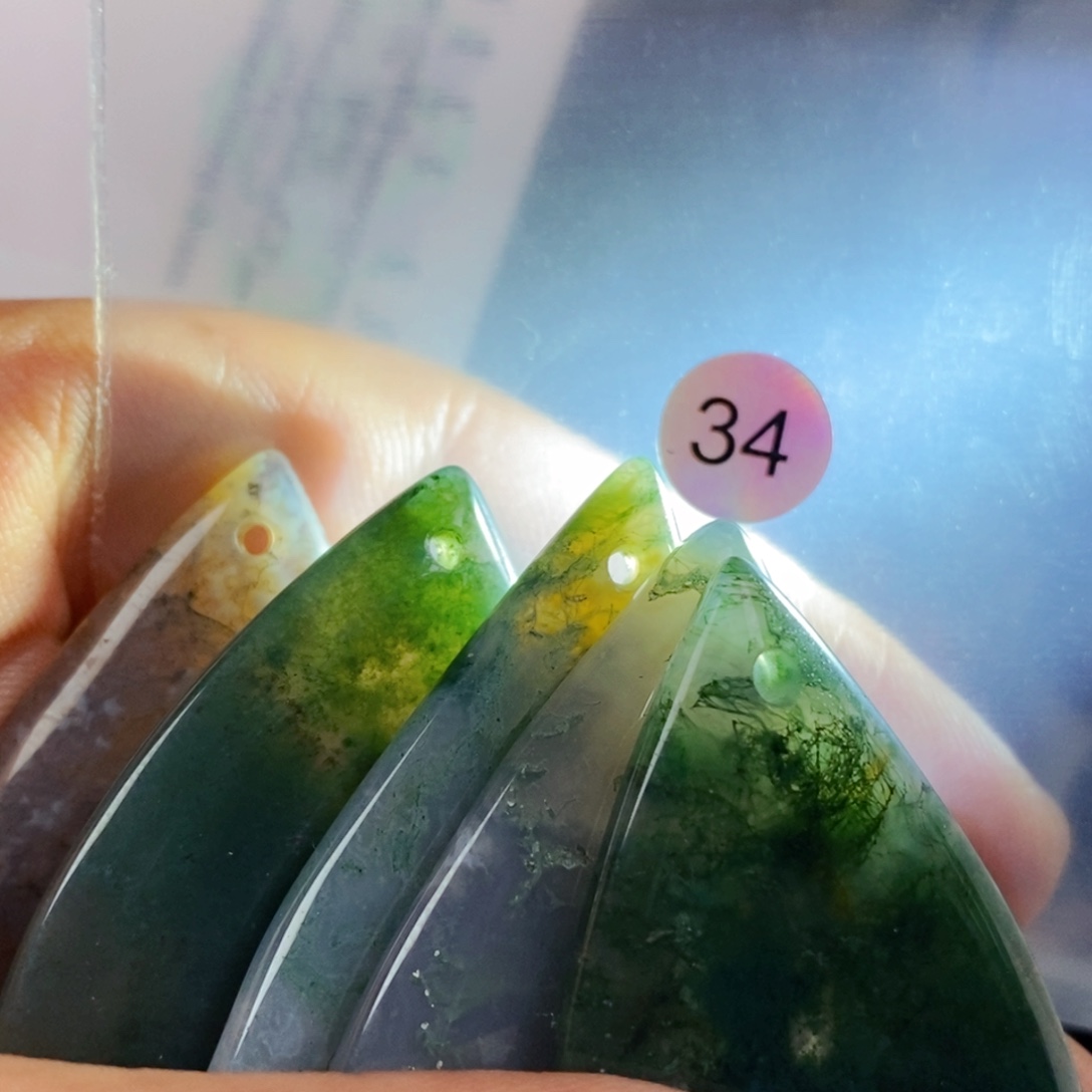 世***凉玛瑙/玉髓未镶嵌颈饰