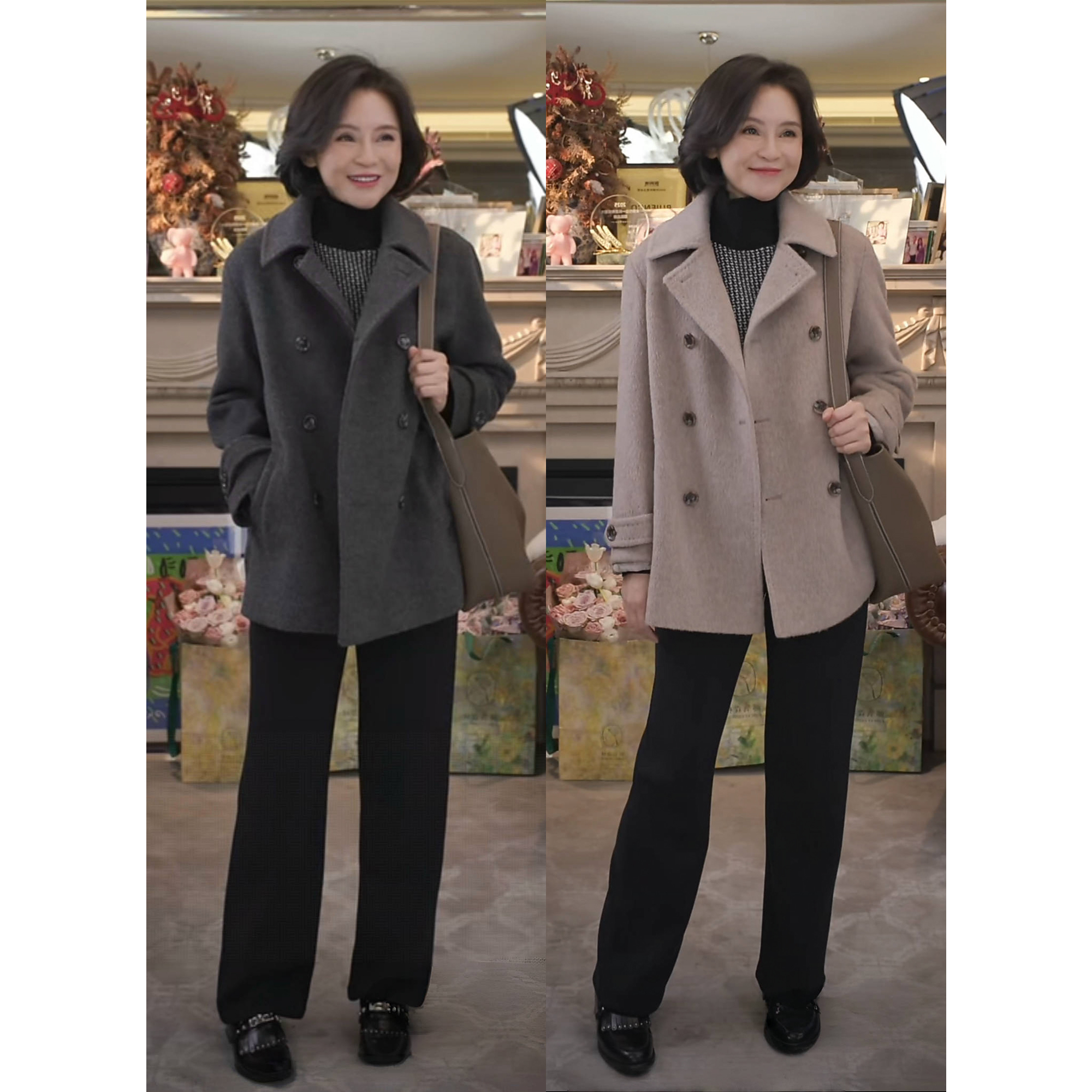 我是摩羯 苏力双排扣3.0 绵羊毛羊驼毛复古双排扣秋冬大衣