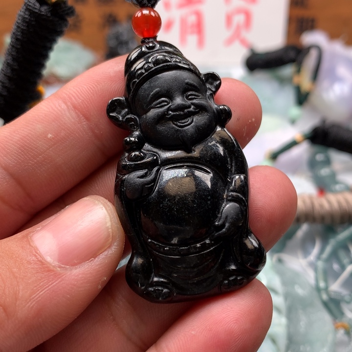 翡翠颈饰未镶嵌保真天然A货翡翠