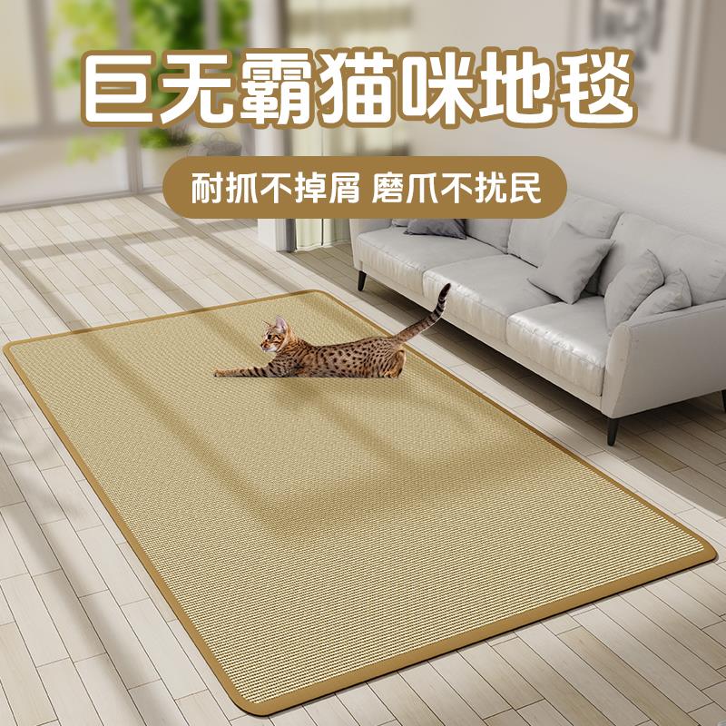 大号猫垫子地毯四季通用耐磨不掉屑防猫抓沙发保护剑麻猫抓板玩具
