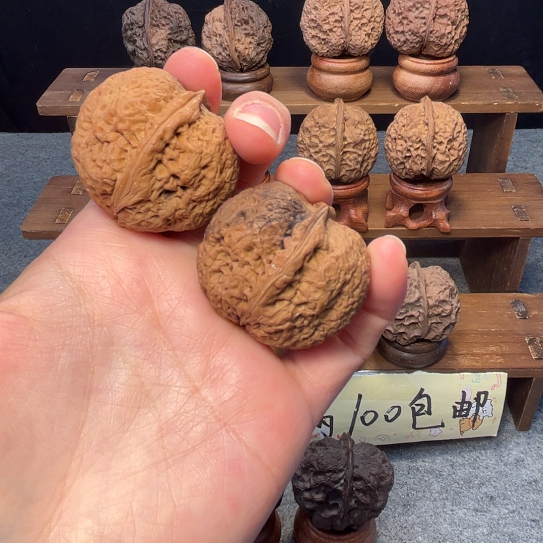 文玩核桃吊坠z神木方樽40mm