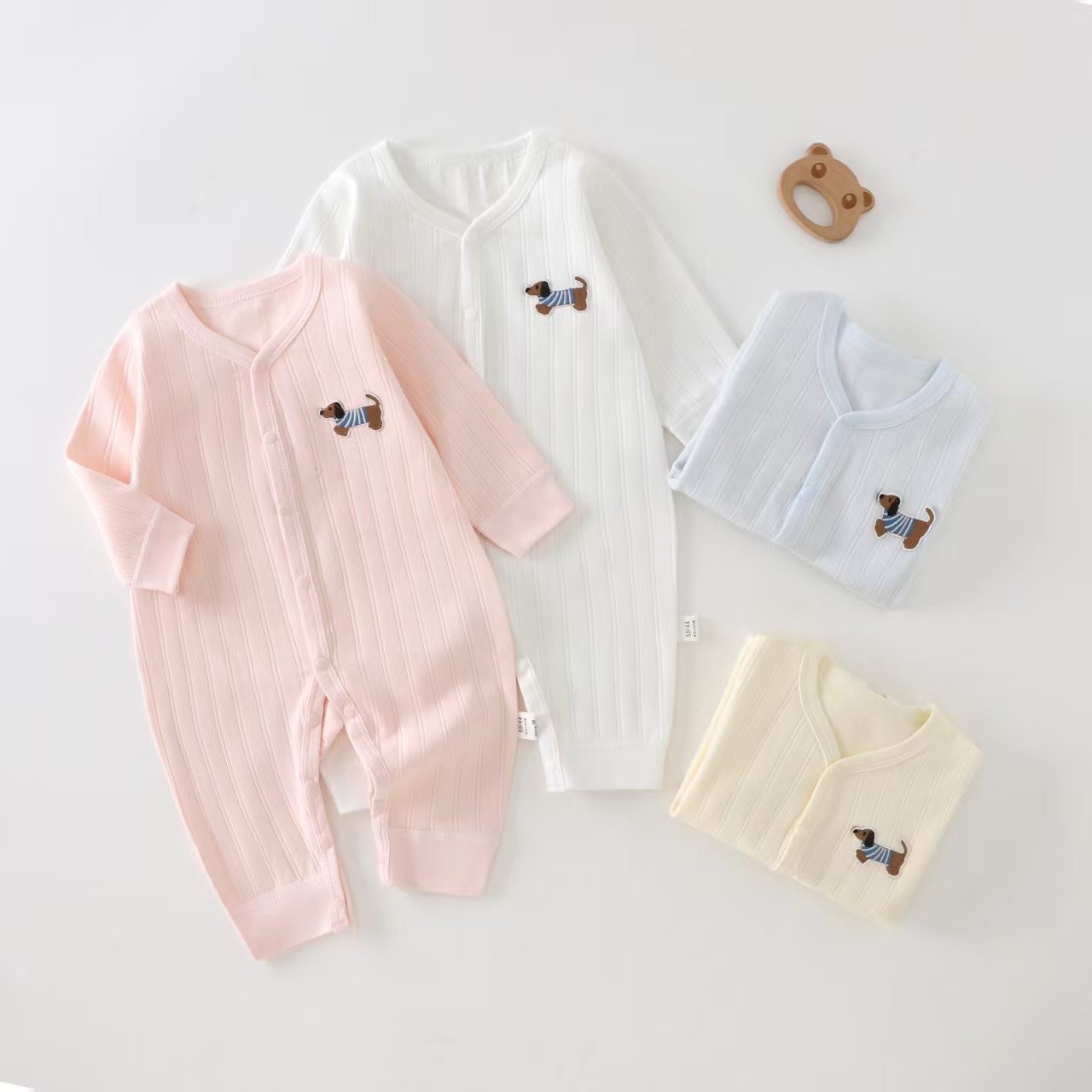 【四季款组合001-200】婴幼儿纯棉四季连体衣宝宝蝴蝶衣