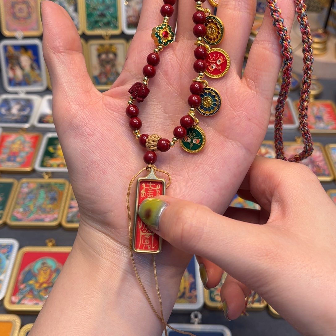 泥塑虎、蛇、猴、猪纯手绘配绳子