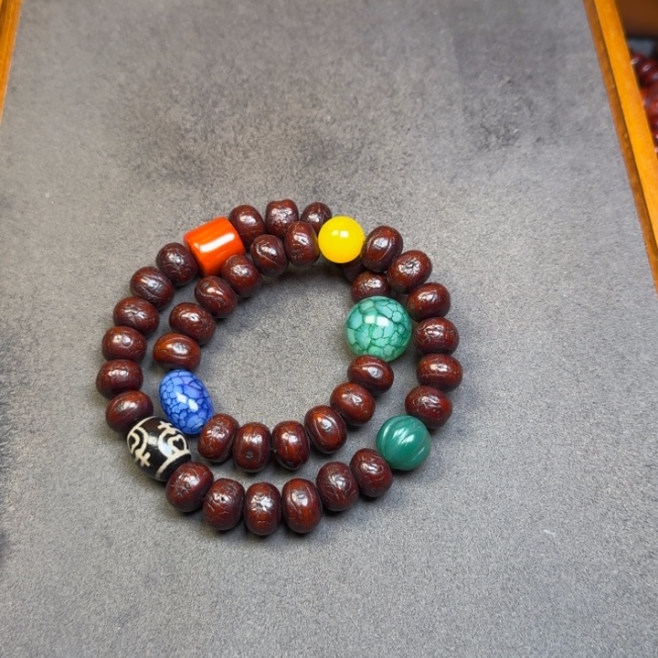 凤眼菩提吊坠牛***丝凤眼