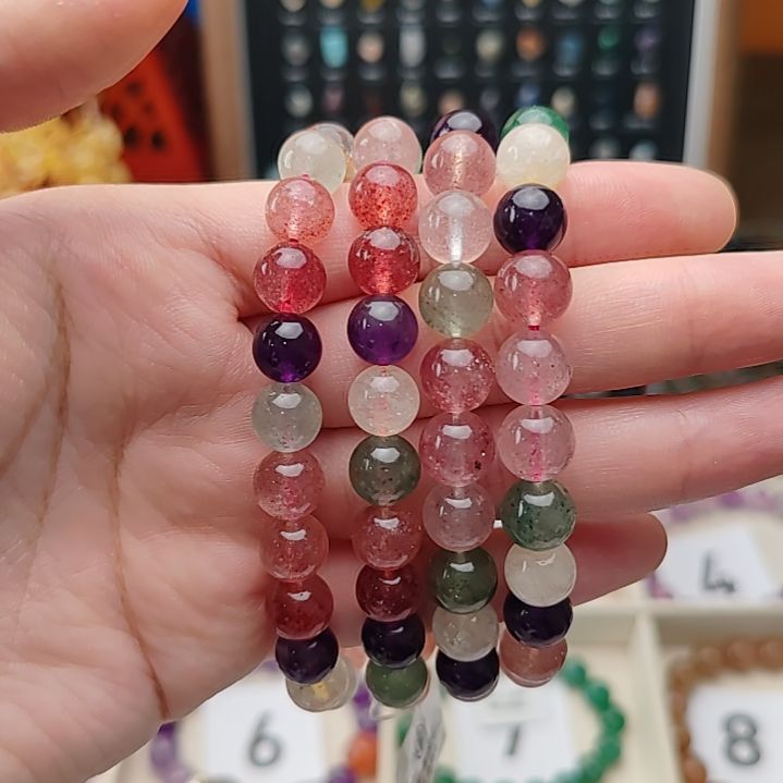 未镶嵌水晶手链多宝手串