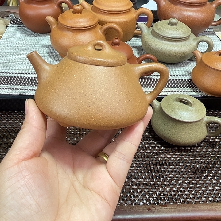 紫砂茶壶子冶石瓢160