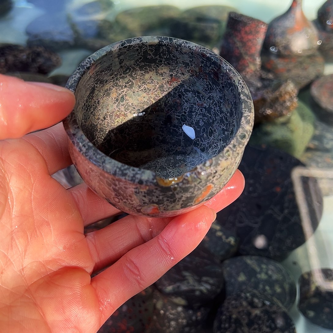 梅花玉鱼缸石茶周边微瑕不退不换