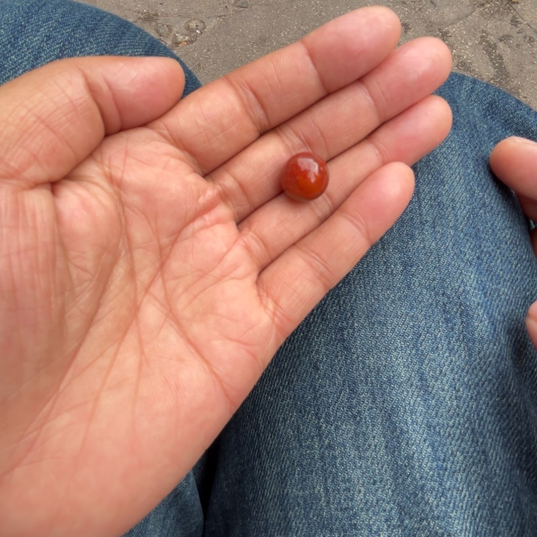 南红玛瑙吊坠未镶嵌爱**发