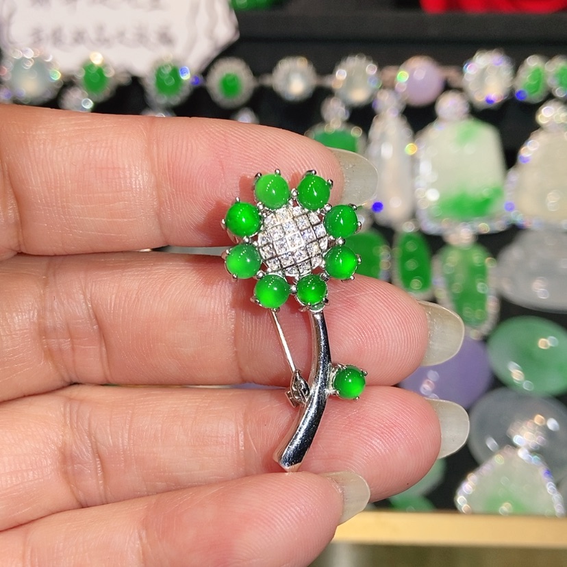 【闪购商品】颈饰未镶嵌翡翠天然翡翠