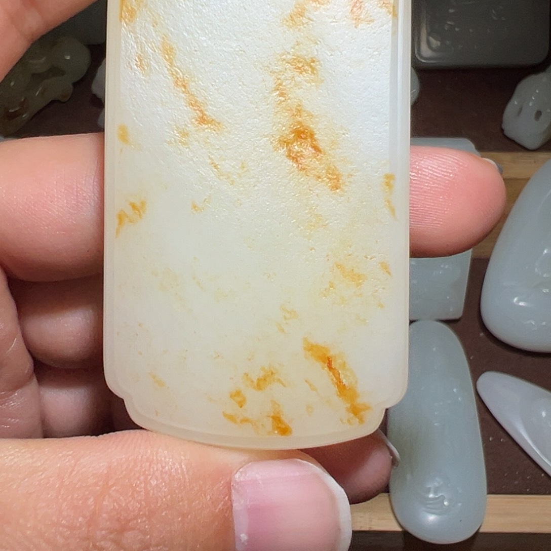 和田玉挂件未镶嵌追*