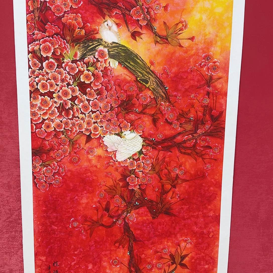 国画精品花鸟系列李老师作品