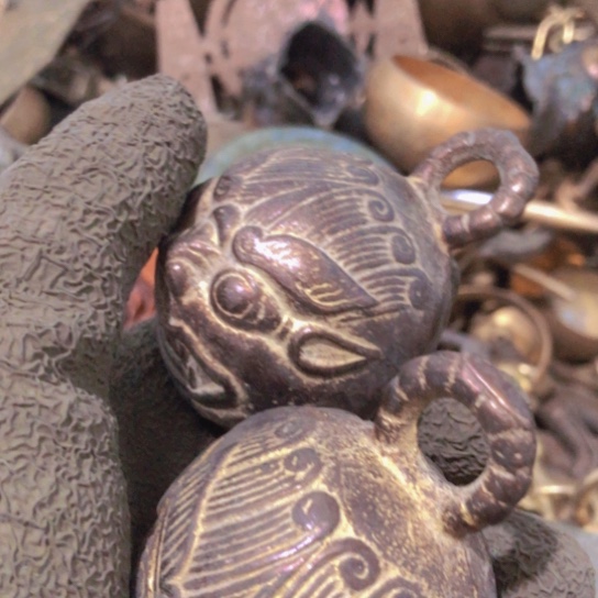 上***索闪电购铜摆件工艺品