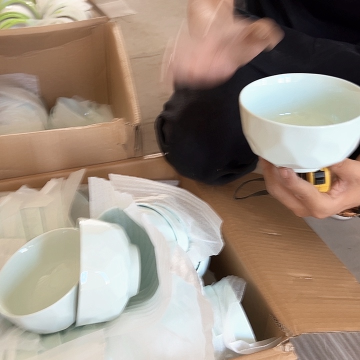 青玉钻石5英寸饭碗10只